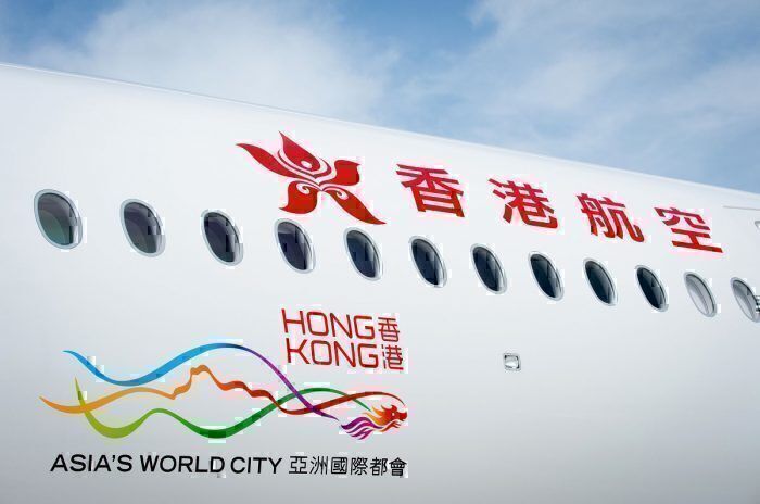 Hong Kong Airlines close up decal