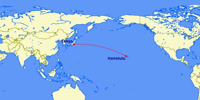 Hawaiian Airlines, Tokyo, ANA