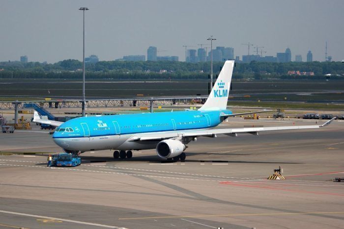 A then new KLM Airbus A330-203