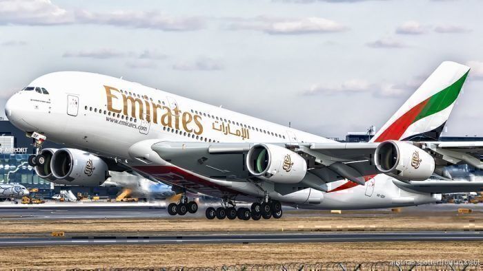An Emirates Airbus a380