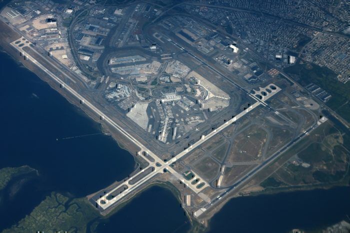 John F. Kennedy International Airport from above