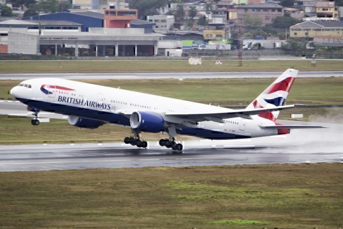 A British Airways Boeing 777