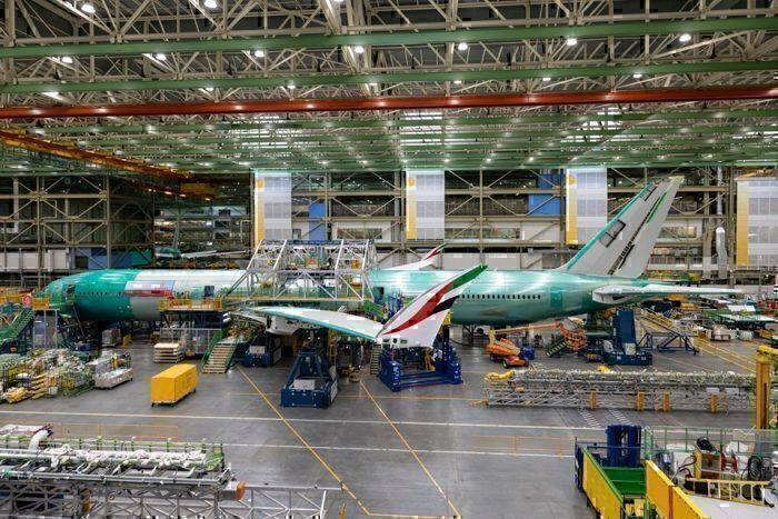 emirates-boeing 777x nears completion