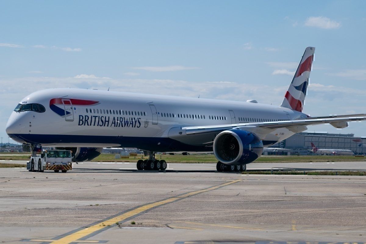 British Airways Airbus A350 Dubai