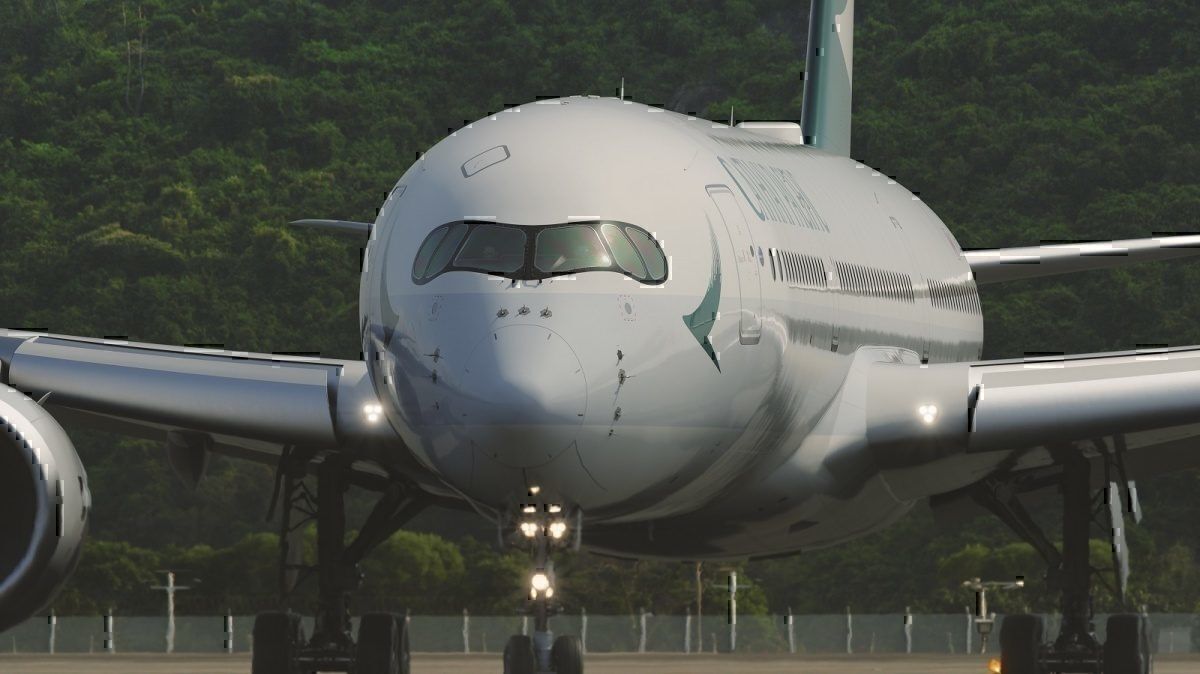 A Cathay Pacific Airbus A350