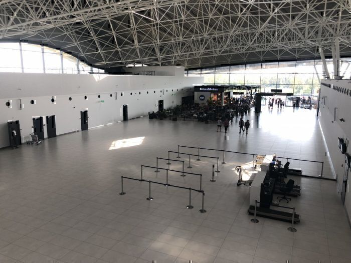 Zagreb Airport empty