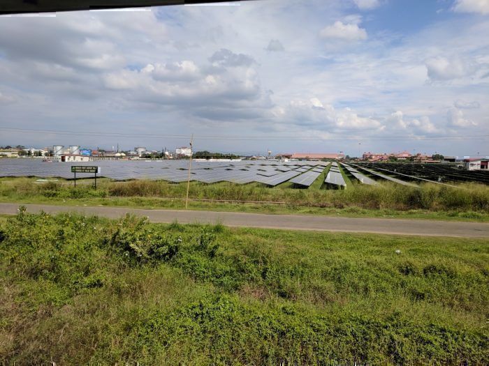 solar panels next to COK