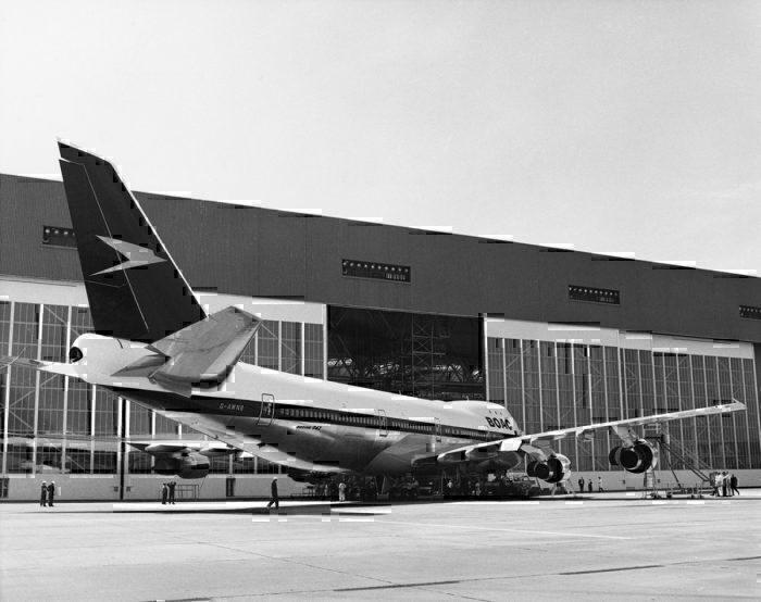 A BOAC Boeing 747
