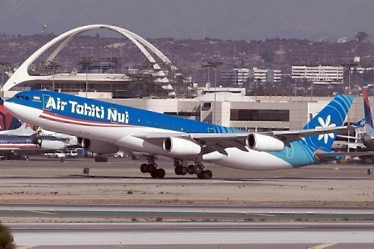 Air Tahiti Nui A340 take-off