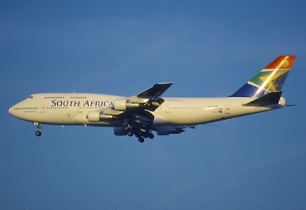 South African Airways 747-400.