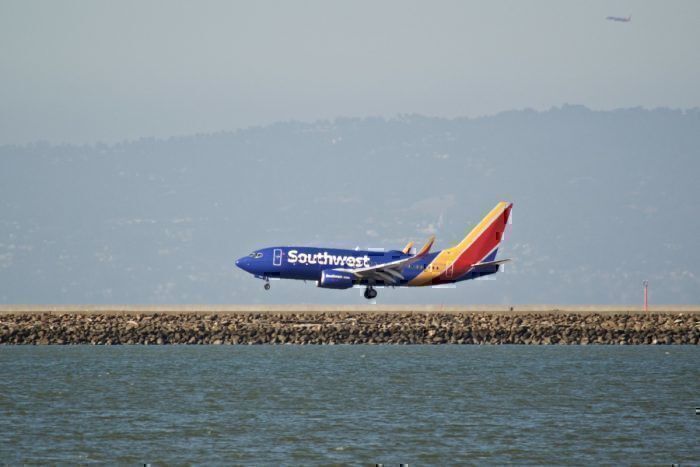 A Southwest Airlines Boeing 737-700