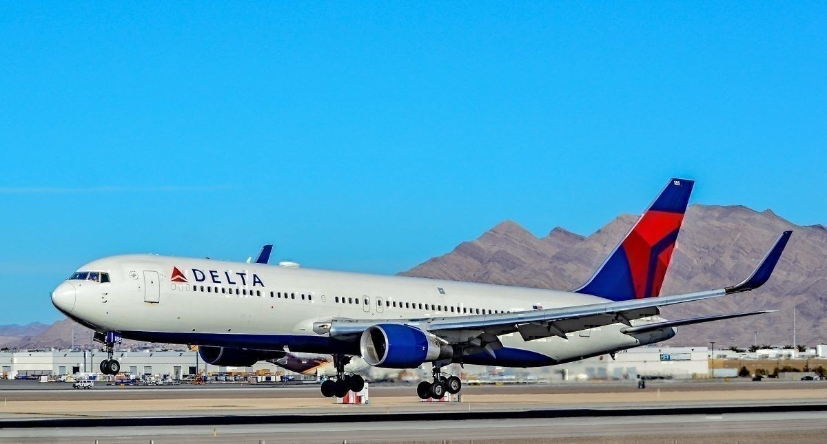 A Delta Air Lines Boeing 767
