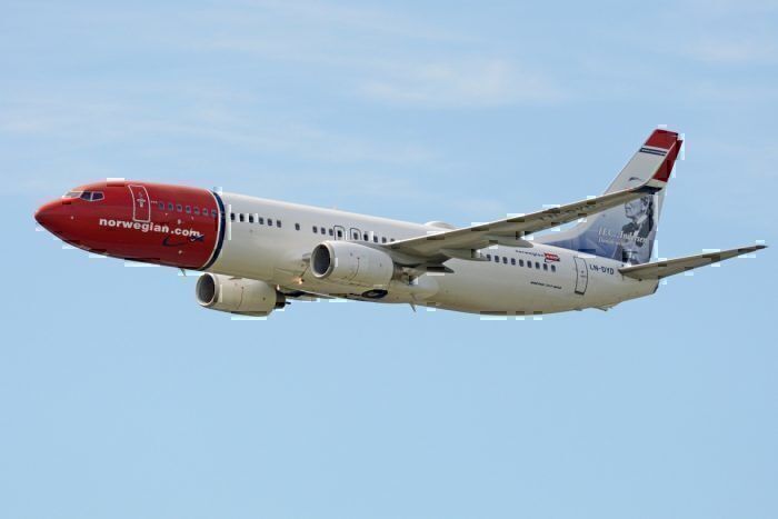 A Norwegian Air Boeing 737