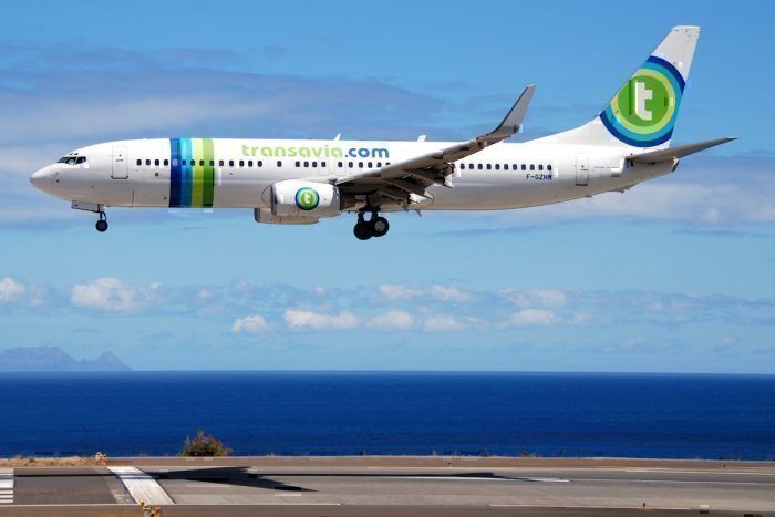 A Transavia Airlines Boeing 737