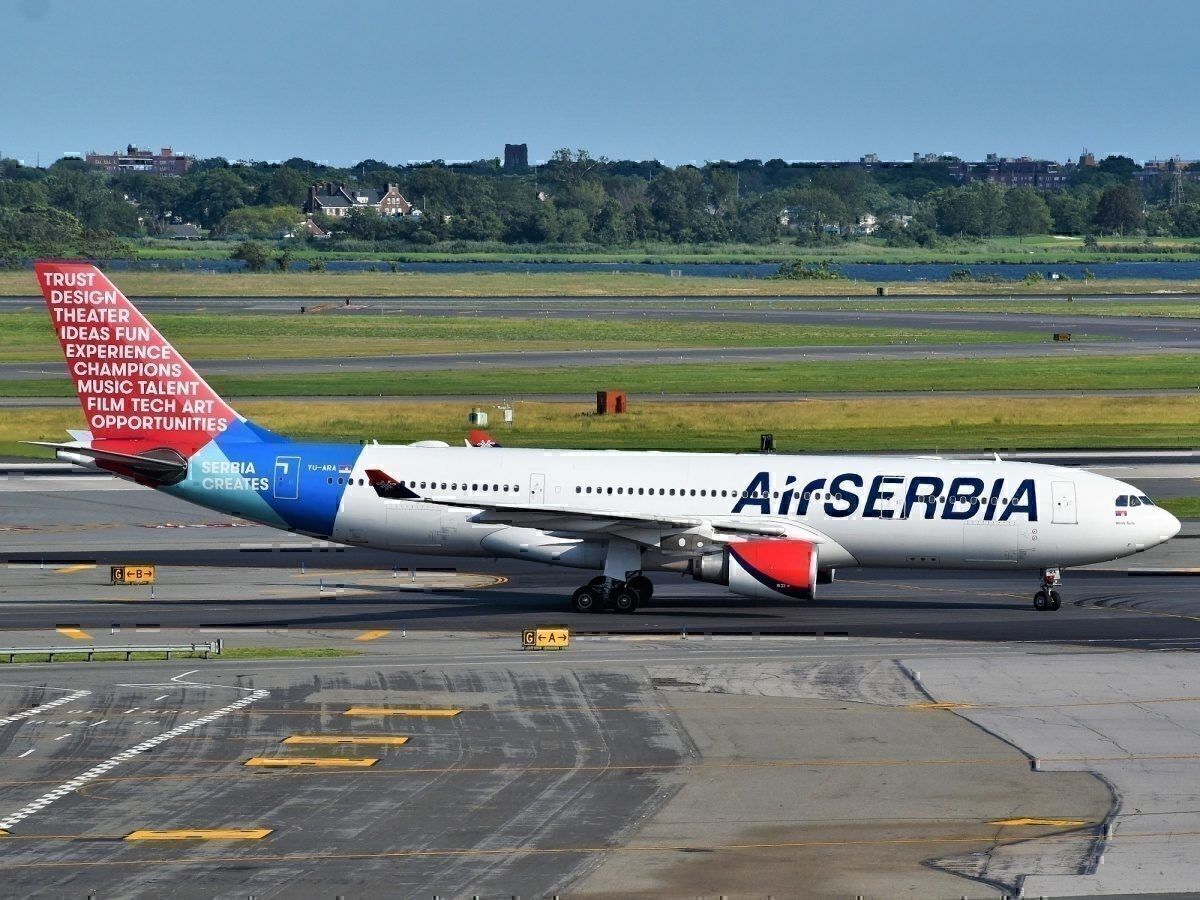 Air Serbia Airbus A330-202 (YU-ARA) at JFK_Airport