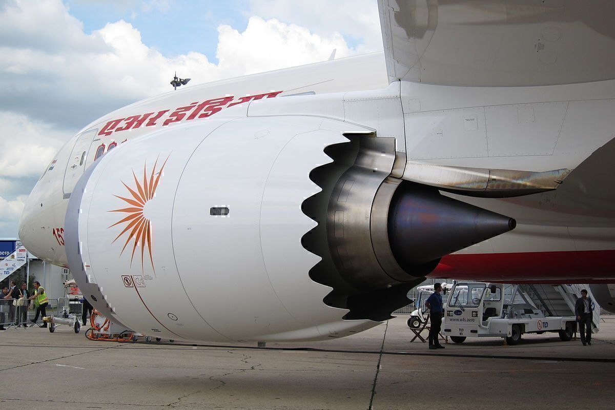 Air india 787 engine