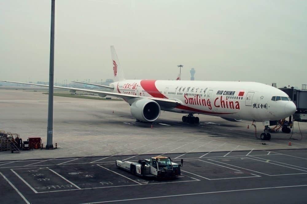 Air China smiling china 
