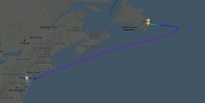 American Airlines 767 diversion