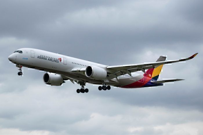 Asiana Airlines, Airbus A350, London Heathrow