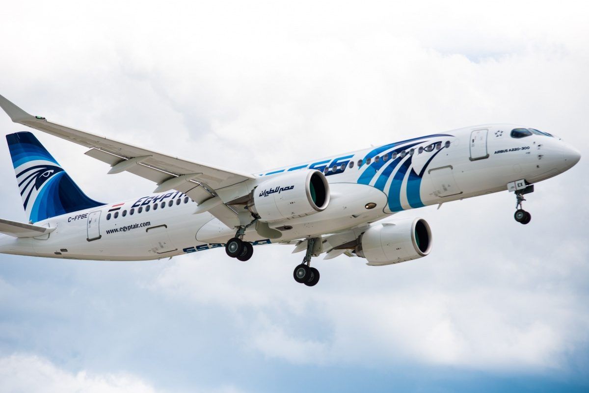 EgyptAir, Airbus A220, delivered