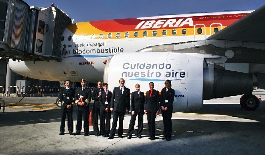 First Biofuel Flight in Spain 