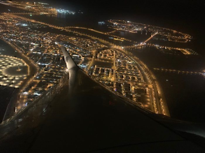 Taking off from Bahrain