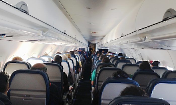 Delta 717 interior