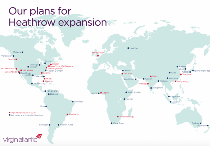 Virgin Atlantic, Heathrow Slots, International Expansion