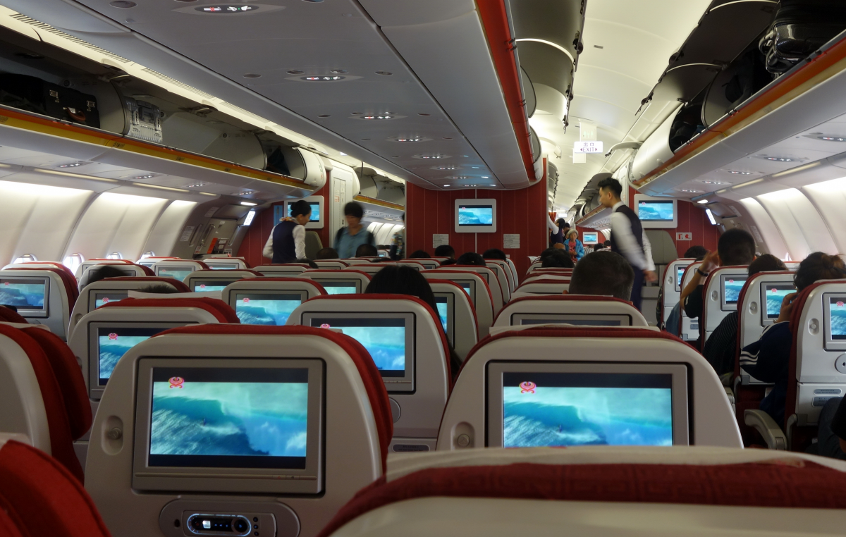 Interior of A330-343X