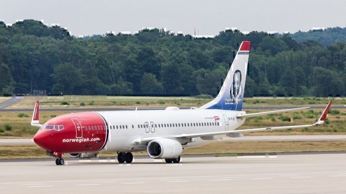 A Norwegian Boeing 737