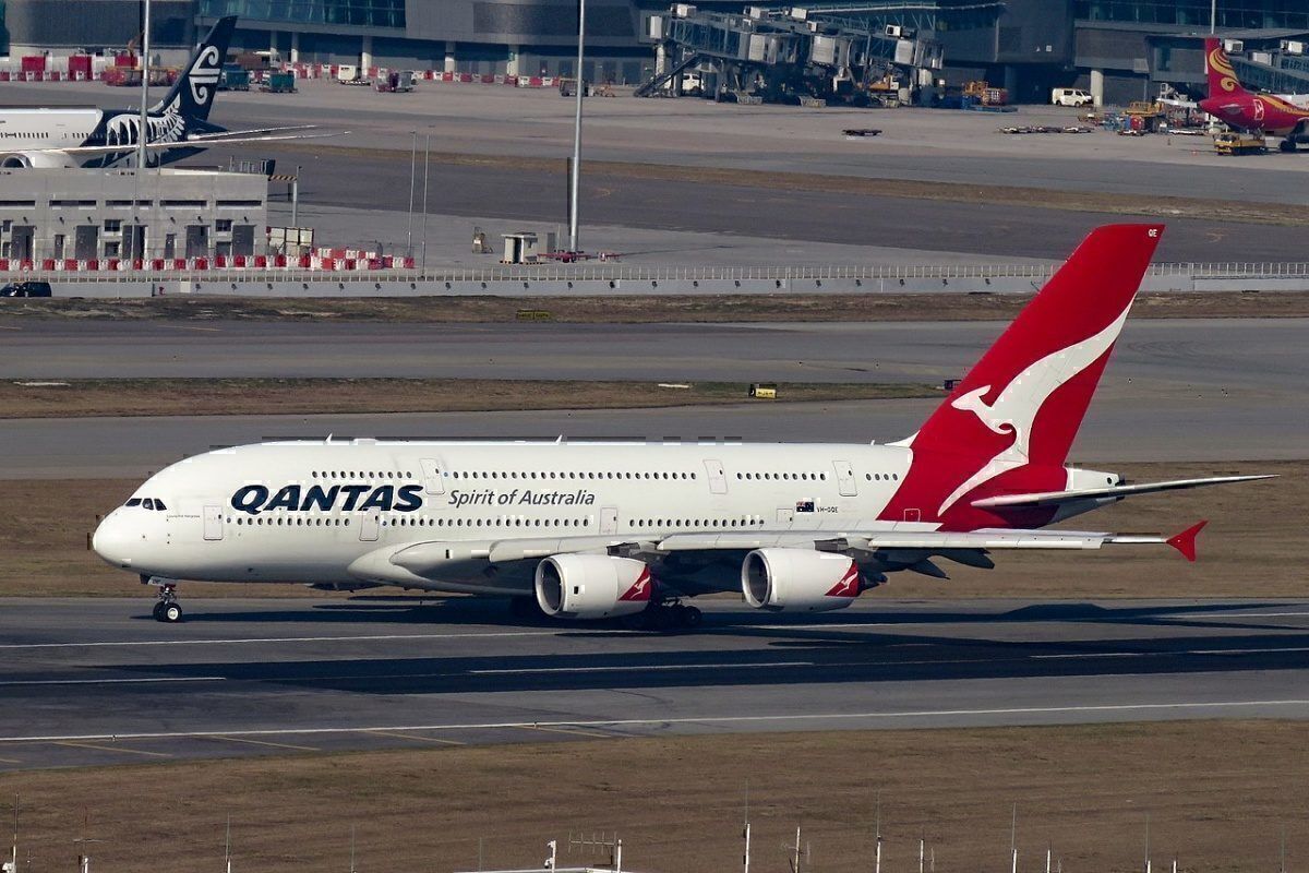 Qantas at Hong Kong