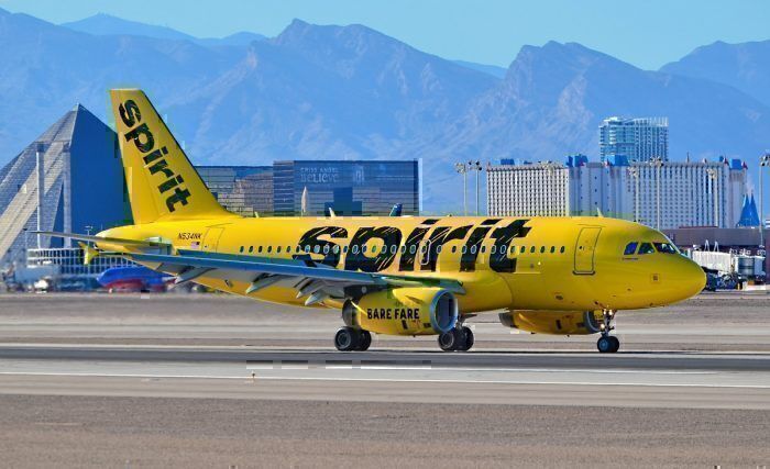 A Spirit Airlines Airbus A319