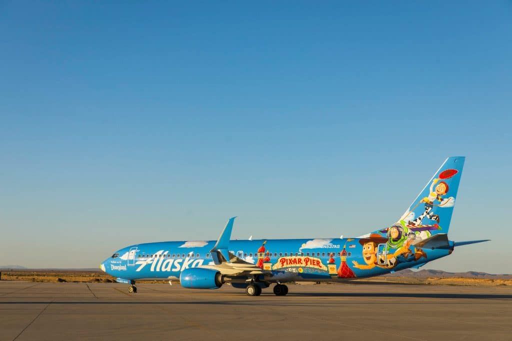 Alaska Airlines, Toy Story, Disneyland