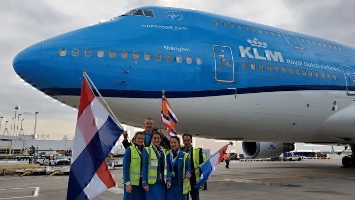 KLM, Boeing 747, Chicago