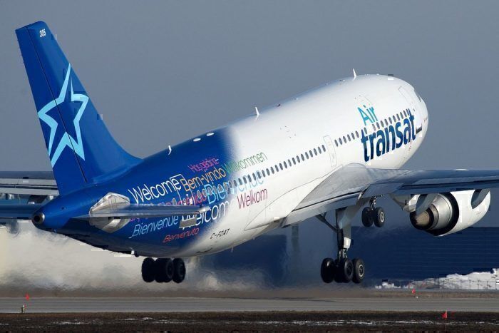 An Air Transat Airbus A310