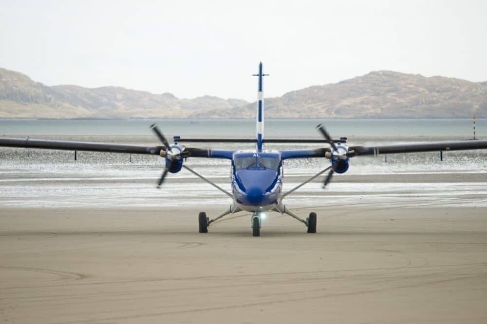 Loganair beach