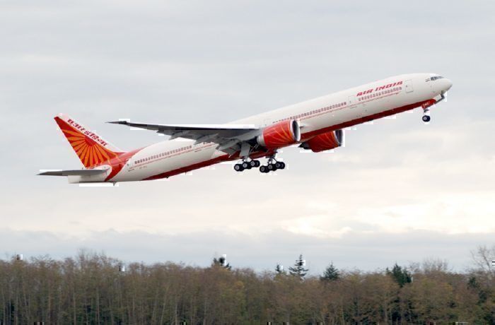 Air India jet taking off