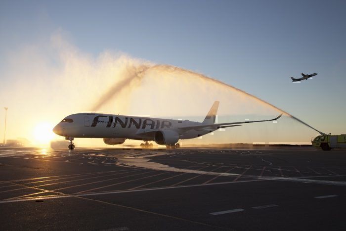 Finnair A350 on ground