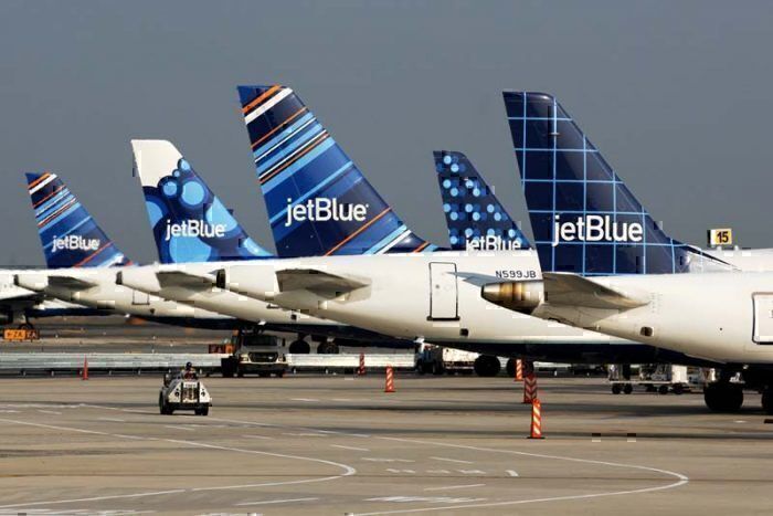 JetBlue Airbus tailfins