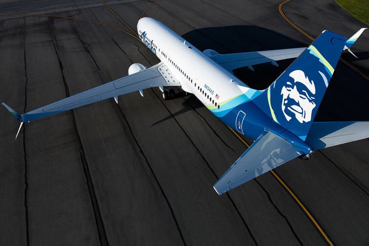 Alaska Airlines 737 Laser