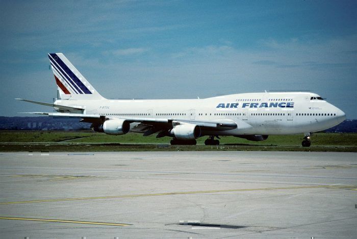 Air France B747-200SUD on taxiway