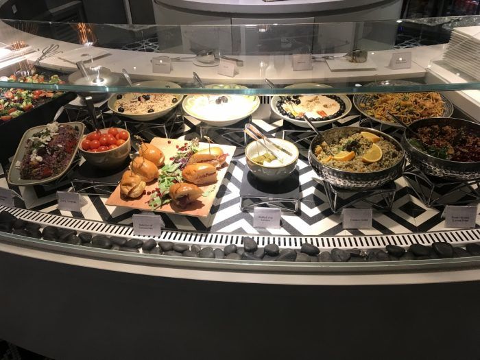 QA Premium Lounge Heathrow Food Counter 2 