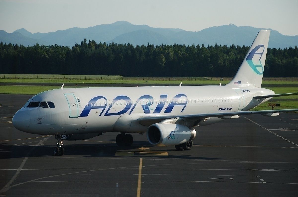 Slovenia's Adria Airlines Aircraft