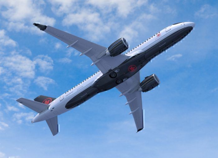 Air Canada, Airbus A220, logo mishap