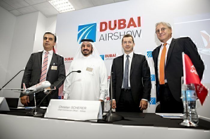 Airbus Air Arabia signing Dubai Air show