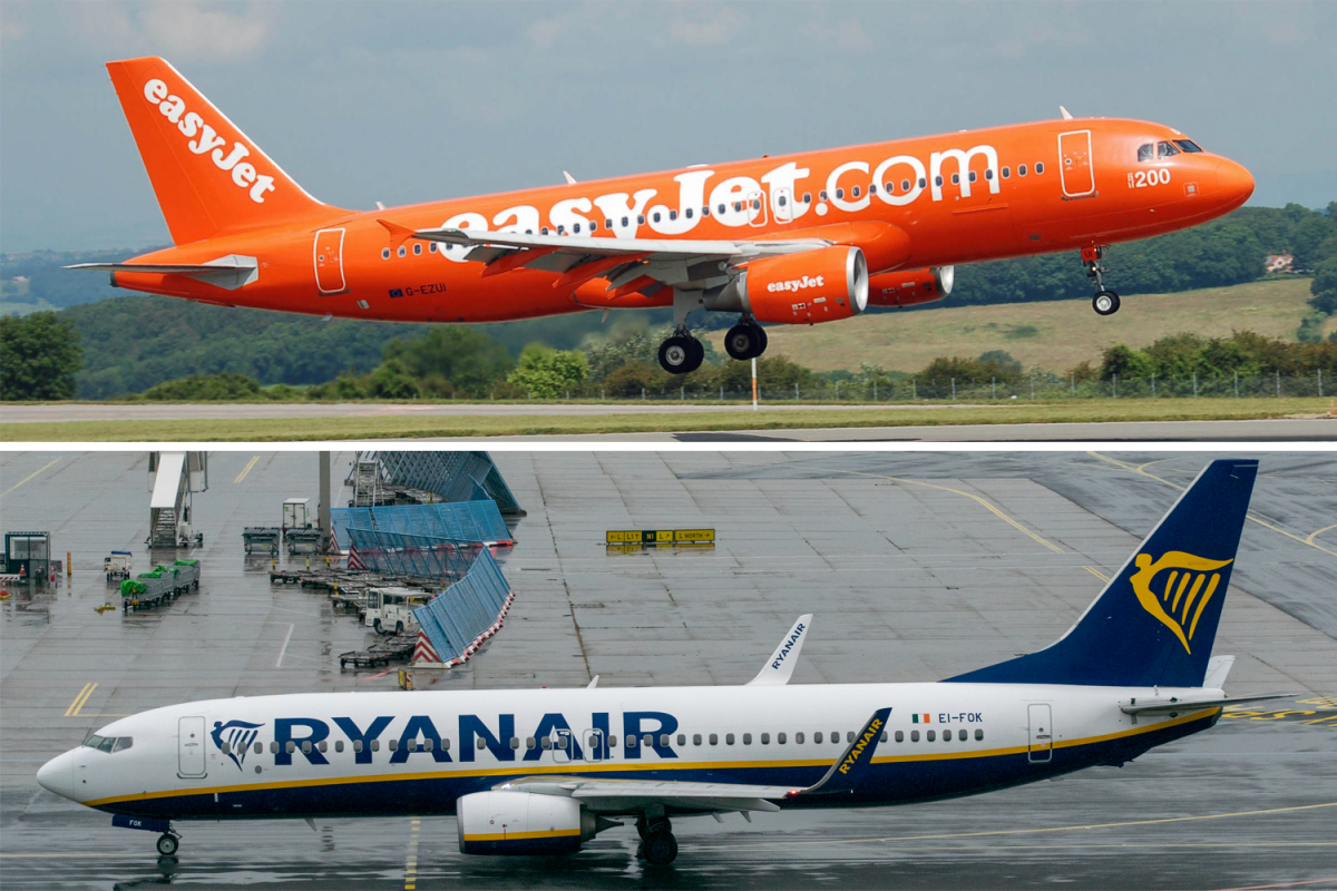 easyJet, Ryanair, Brussels Airport