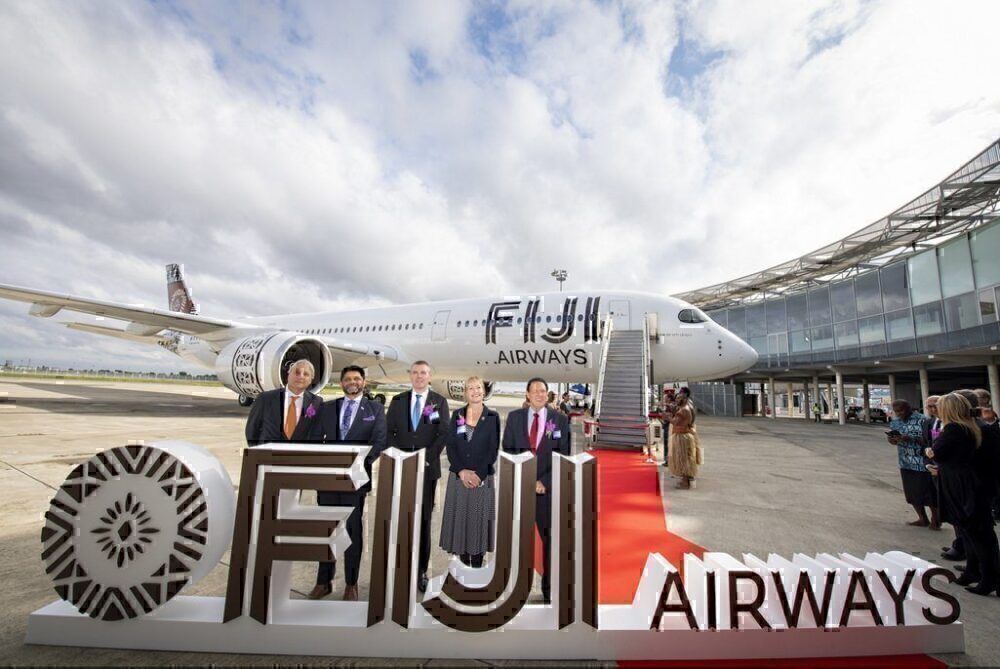 Fiji Airways A350 delivery