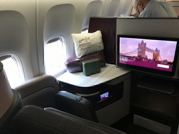 Qatar Airways Qsuites front angle