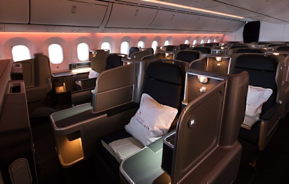 Qantas 787 business class