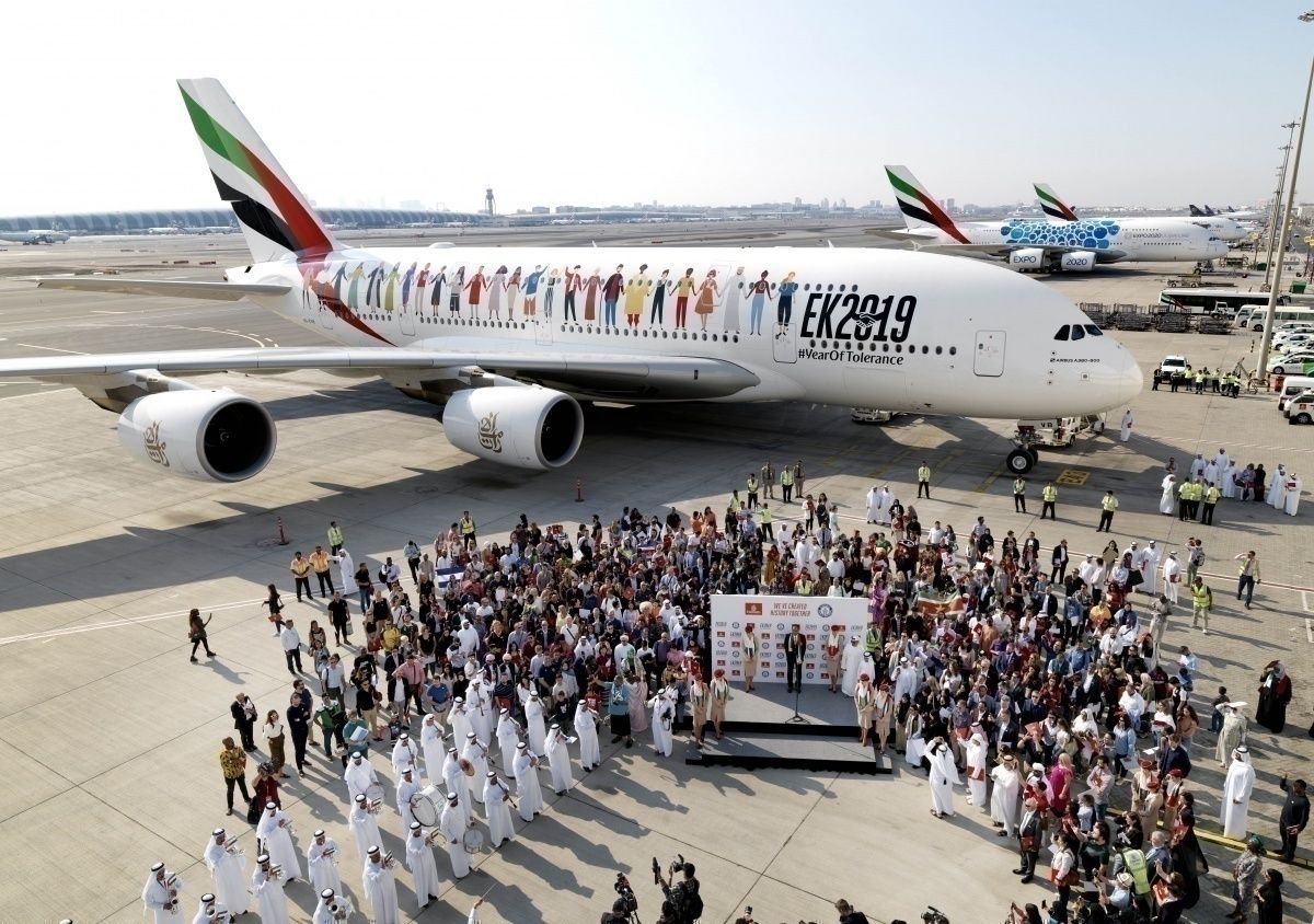 Emirates year of tolerance flight